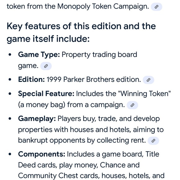 Hasbro Monopoly Board Game 1999 Version New Sealed In Box - Picture 4 of 7